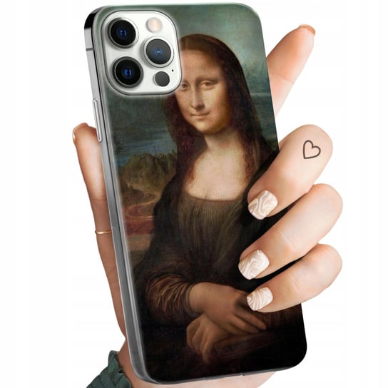 Etui Do Iphone 12 Pro Max Wzory Leonardo Da Vinci Mona Łasiczka Obudowa Apple