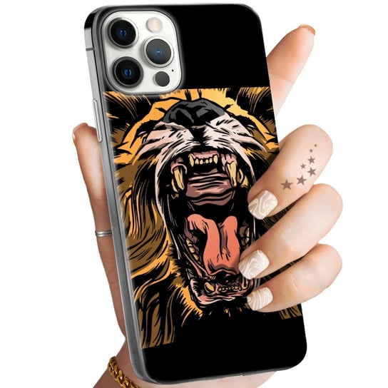 Etui Do Iphone 12 Pro Max Wzory Lew Lwy Lwica Obudowa Pokrowiec Case Apple