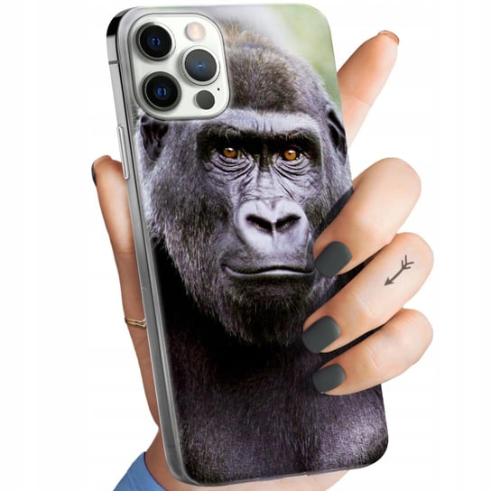 Etui Do Iphone 12 Pro Max Wzory Małpki Małpa Nosacz Obudowa Pokrowiec Case Apple