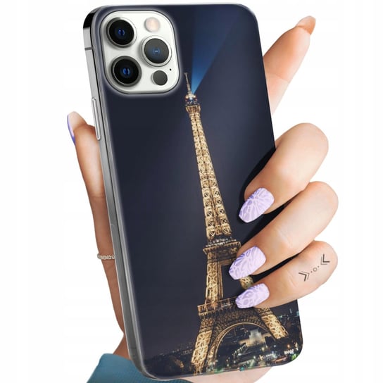 Etui Do Iphone 12 Pro Max Wzory Paryż Francja Eiffel Obudowa Pokrowiec Case Apple