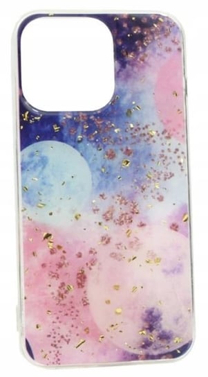 Etui do iPhone 13 Gold Glam Case Pokrowiec galactic GSM-HURT