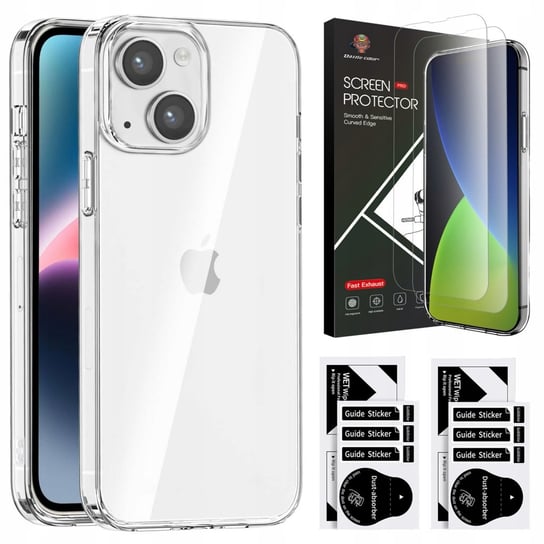 Etui Do Iphone 13 / Iphone 14 Case Clear + Szkło Inna marka