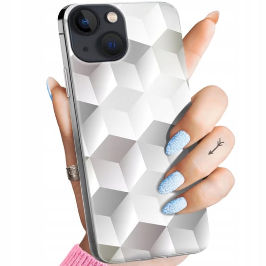 Etui Do Iphone 13 Mini Wzory 3D Geometryczne Iluzja Obudowa Pokrowiec Case Apple