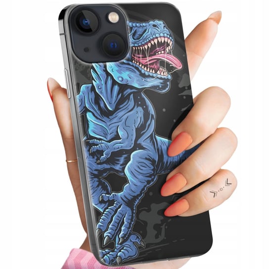 Etui Do Iphone 13 Mini Wzory Dinozaury Reptilia Prehistoryczne Obudowa Case Apple