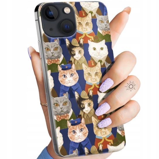 Etui Do Iphone 13 Mini Wzory Koty Kociaki Kotki Obudowa Pokrowiec Case Apple