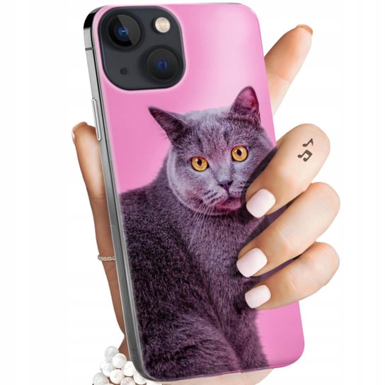 Etui Do Iphone 13 Mini Wzory Koty Kotki Kociaki Obudowa Pokrowiec Case Apple