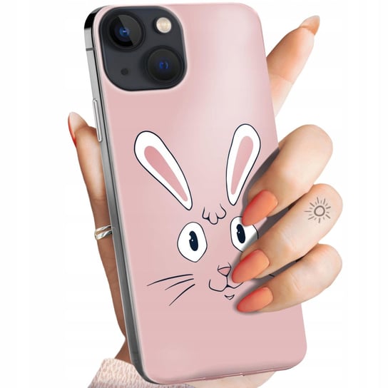 Etui Do Iphone 13 Mini Wzory Królik Zając Bunny Obudowa Pokrowiec Case Apple