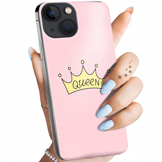 Etui Do Iphone 13 Mini Wzory Księżniczka Queen Princess Obudowa Pokrowiec Apple