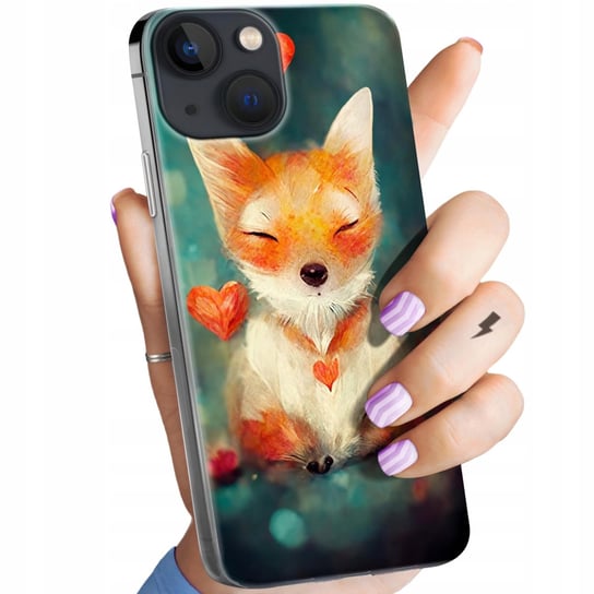 Etui Do Iphone 13 Mini Wzory Liski Lisy Fox Obudowa Pokrowiec Case Apple