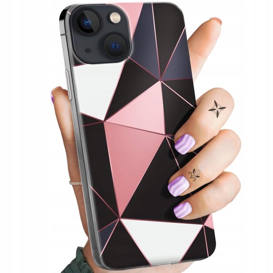 Etui Do Iphone 13 Mini Wzory Mozaika Sztuka Kolorowa Obudowa Pokrowiec Case Apple