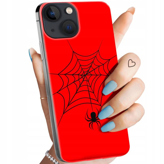 Etui Do Iphone 13 Mini Wzory Pająk Spider Pajęczyna Obudowa Pokrowiec Case Apple