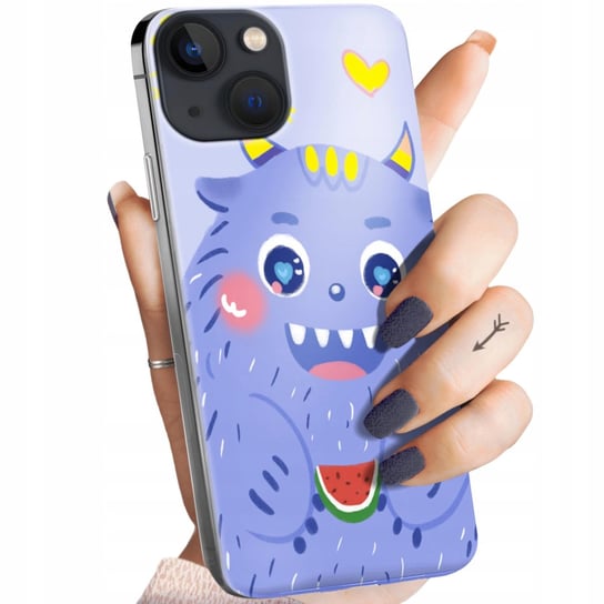 ETUI DO IPHONE 13 MINI WZORY POTWORY POTWÓR MONSTER OBUDOWA POKROWIEC CASE Apple