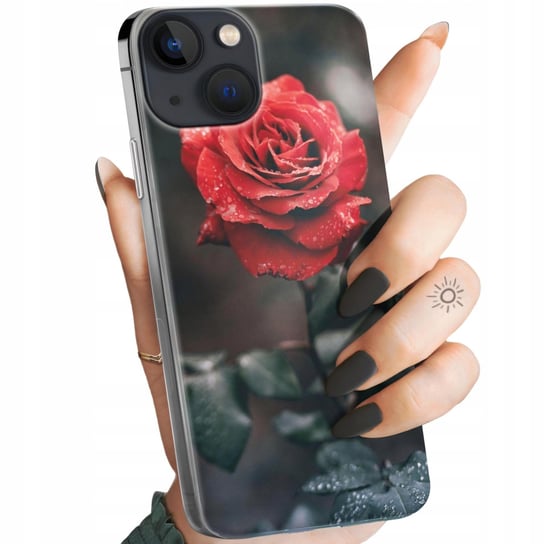 Etui Do Iphone 13 Mini Wzory Róża Z Różą Rose Obudowa Pokrowiec Case Apple