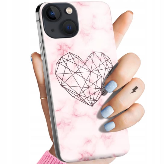 Etui Do Iphone 13 Mini Wzory Serce Serduszka Miłość Obudowa Pokrowiec Case Apple