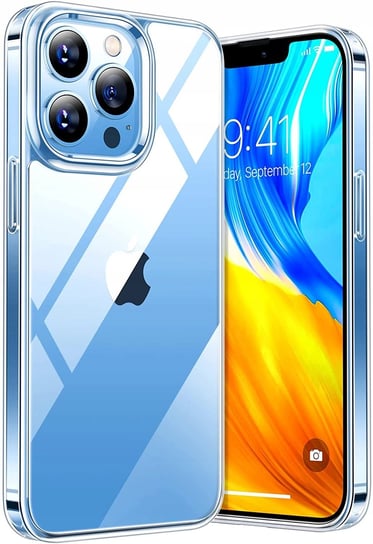 Etui Do Iphone 13 Pro Gumowe Obudowa Case Silikon Slim Pokrowiec Clear View Apple