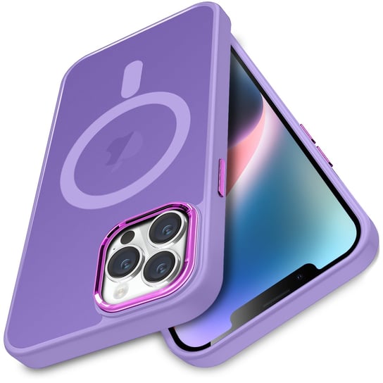 Etui do iPhone 13 Pro MAGSAFE MATOWE CASE + Szkło Krainagsm