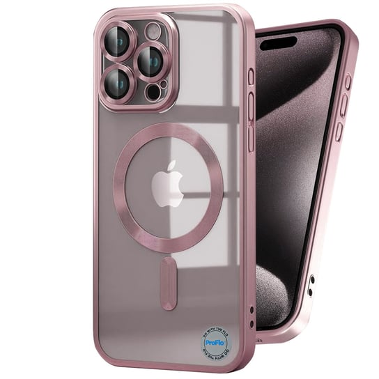 Etui do iPhone 13 Pro Max 6,7" Różowe Matowe do MagSafe Rose Gold Mat ProFlo