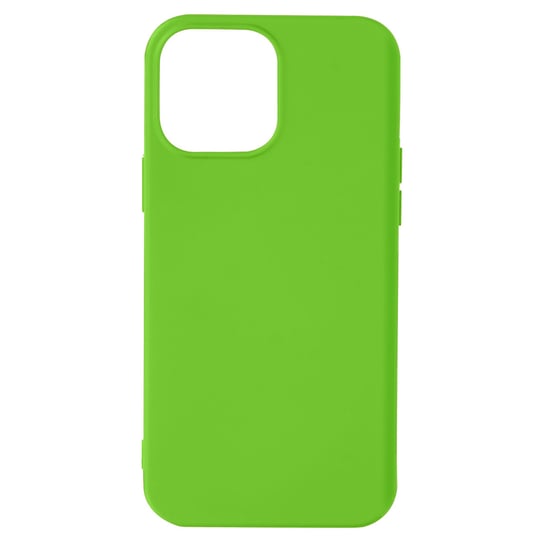 Etui Do Iphone 13 Pro Max Silikonowe Półsztywne Miękkie W Dotyku Wykończenie Zielone Avizar
