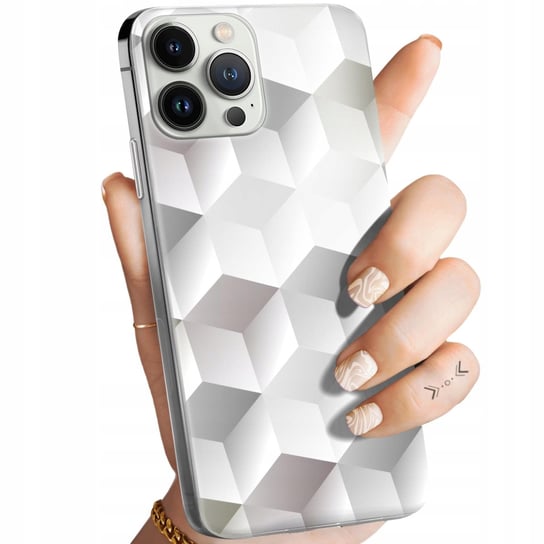 Etui Do Iphone 13 Pro Max Wzory 3D Geometryczne Iluzja Obudowa Pokrowiec Apple