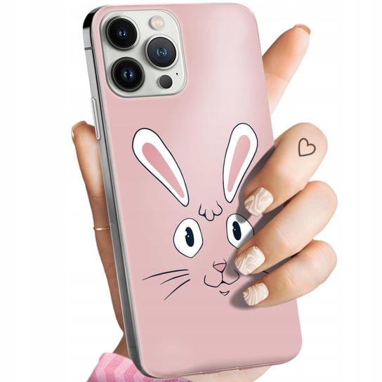 Etui Do Iphone 13 Pro Max Wzory Królik Zając Bunny Obudowa Pokrowiec Case Apple
