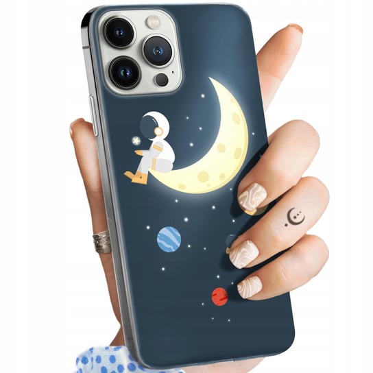 Etui Do Iphone 13 Pro Max Wzory Księżyc Gwiazdy Kosmos Planety Obudowa Case Apple