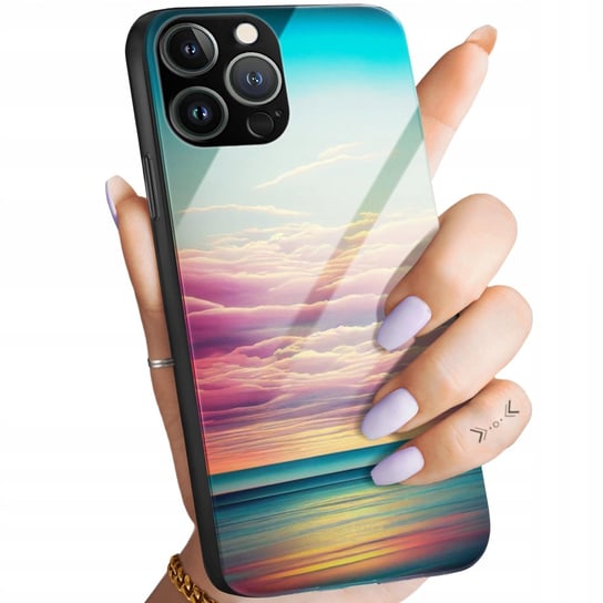 Etui Do Iphone 13 Pro Max Wzory Pastele Kolory Pastel Pastelowe Case +Szkło Hello Case