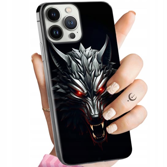 Etui Do Iphone 13 Pro Max Wzory Wiedźmin Witcher Biały Wilk Dziki Gon Case Apple
