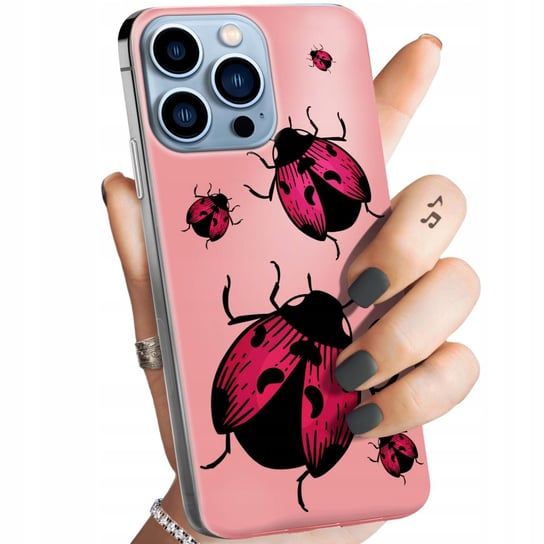 ETUI DO IPHONE 13 PRO WZORY BIEDRONKA Z BIEDRONKĄ LADYBUG OBUDOWA POKROWIEC Apple