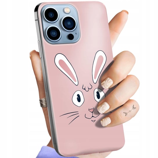 Etui Do Iphone 13 Pro Wzory Królik Zając Bunny Obudowa Pokrowiec Case Apple