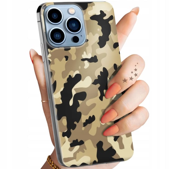 Etui Do Iphone 13 Pro Wzory Moro Wojskowe Militarne Obudowa Pokrowiec Case Apple