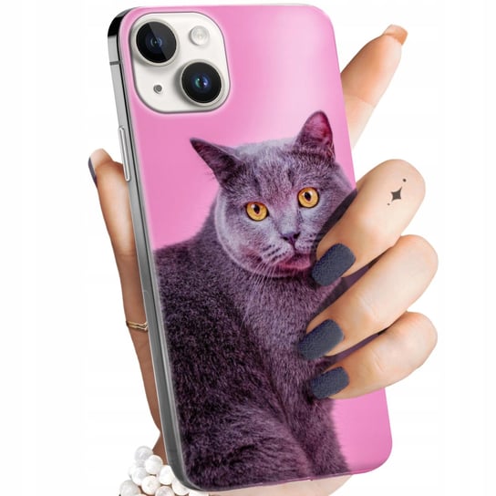 Etui Do Iphone 14 Plus Wzory Koty Kotki Kociaki Obudowa Pokrowiec Case Apple