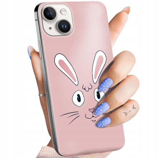 Etui Do Iphone 14 Plus Wzory Królik Zając Bunny Obudowa Pokrowiec Case Apple