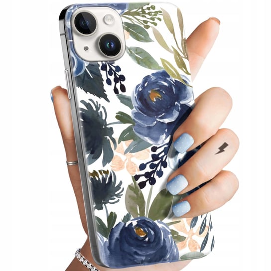 Etui Do Iphone 14 Plus Wzory Kwiaty Kwieciste Flower Obudowa Pokrowiec Case Apple