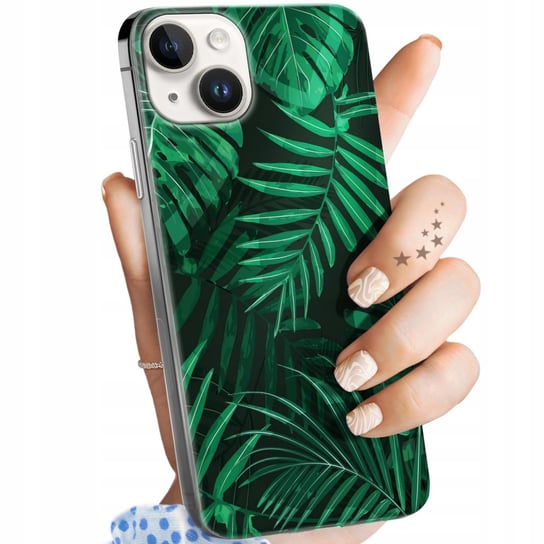 Etui Do Iphone 14 Plus Wzory Liście Liściaste Natura Obudowa Pokrowiec Case Apple