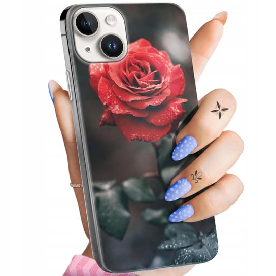 Etui Do Iphone 14 Plus Wzory Róża Z Różą Rose Obudowa Pokrowiec Case Apple