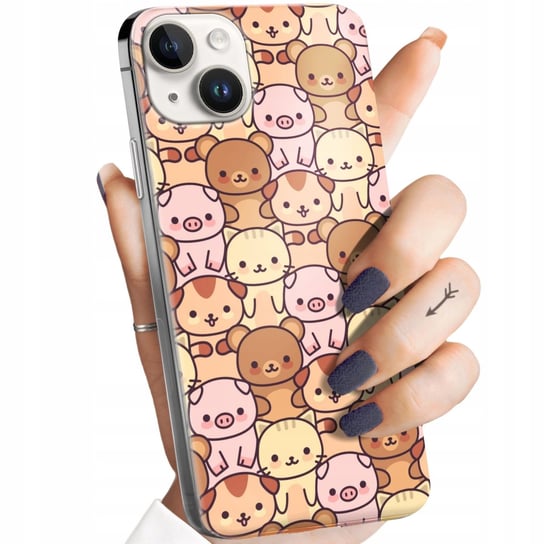 Etui Do Iphone 14 Plus Wzory Zwierzęta Pieski Kotki Lamy Domowe Dziekie Apple