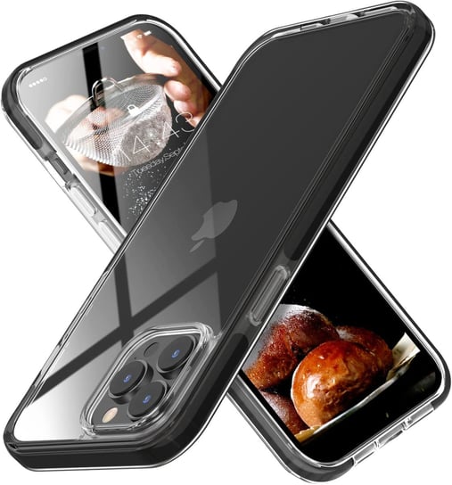 Etui Do Iphone 14 Pro Gumowe Obudowa Case Silikon Slim Pokrowiec Clear View Apple