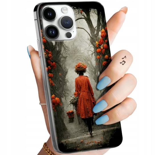 Etui Do Iphone 14 Pro Max Wzory Jesień Liście Autumn Obudowa Pokrowiec Apple