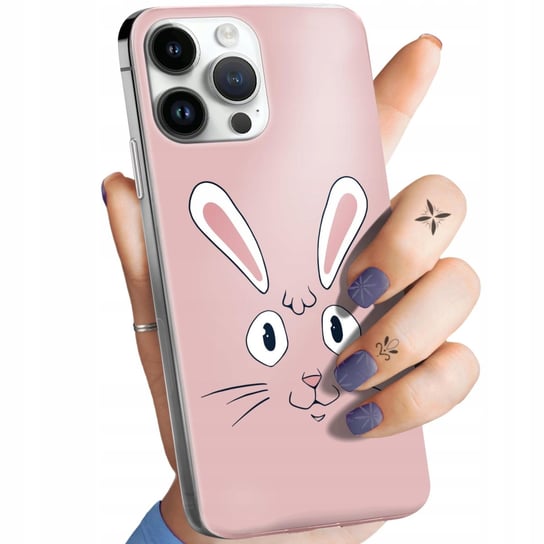 Etui Do Iphone 14 Pro Max Wzory Królik Zając Bunny Obudowa Pokrowiec Case Apple
