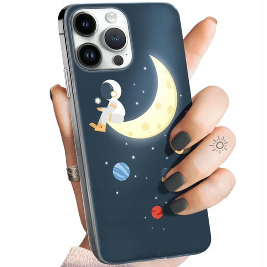Etui Do Iphone 14 Pro Max Wzory Księżyc Gwiazdy Kosmos Planety Obudowa Case Apple