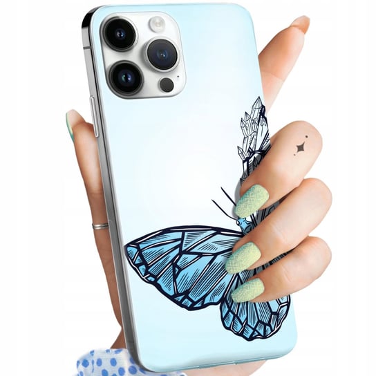 Etui Do Iphone 14 Pro Max Wzory Motyle Butterfly Barwne Obudowa Pokrowiec Apple