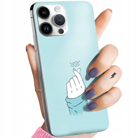 Etui Do Iphone 14 Pro Max Wzory Niebieskie Blue Blau Obudowa Pokrowiec Case Apple