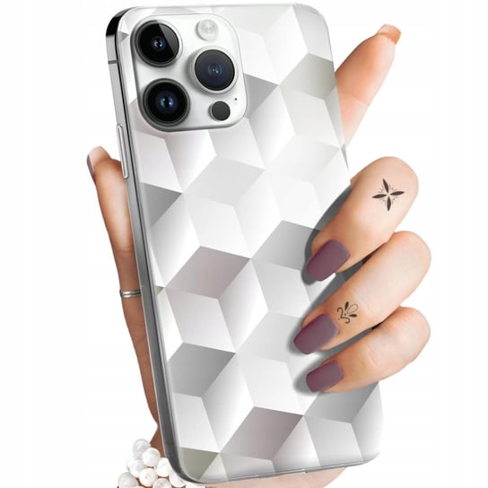 Etui Do Iphone 14 Pro Wzory 3D Geometryczne Iluzja Obudowa Pokrowiec Case Apple