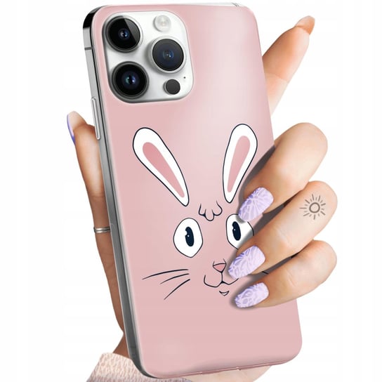 Etui Do Iphone 14 Pro Wzory Królik Zając Bunny Obudowa Pokrowiec Case Apple