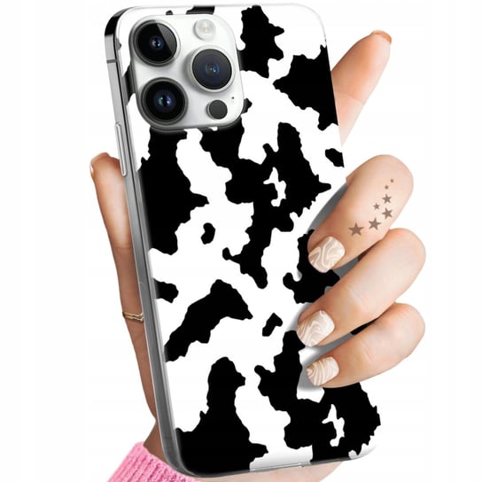 Etui Do Iphone 14 Pro Wzory Krowa Łaty Plamki Obudowa Pokrowiec Case Apple