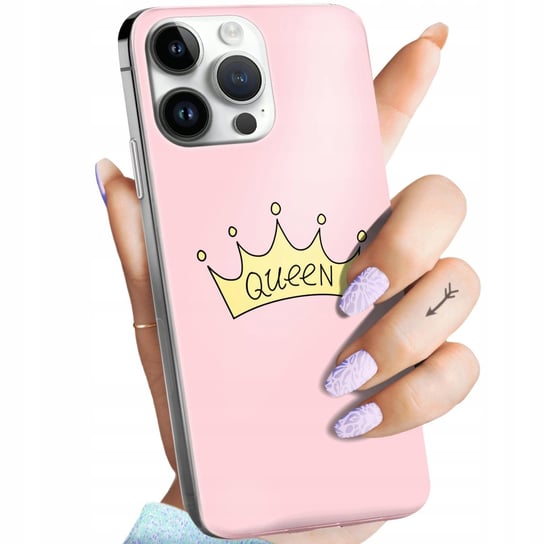 Etui Do Iphone 14 Pro Wzory Księżniczka Queen Princess Obudowa Pokrowiec Apple