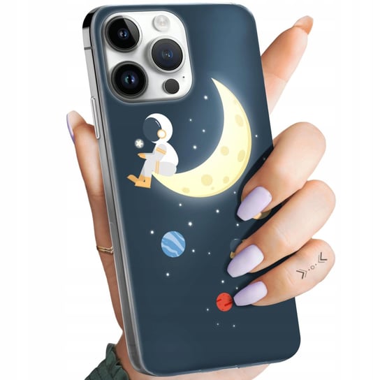 Etui Do Iphone 14 Pro Wzory Księżyc Gwiazdy Kosmos Planety Obudowa Case Apple