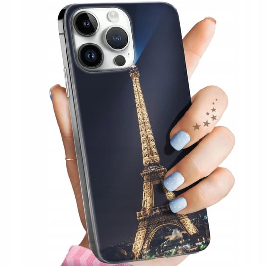 Etui Do Iphone 14 Pro Wzory Paryż Francja Eiffel Obudowa Pokrowiec Case Apple