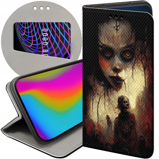 Etui Do Iphone 14 Wzory Halloween Zombie Dynie Czaszki Czarownice Wampiry Apple