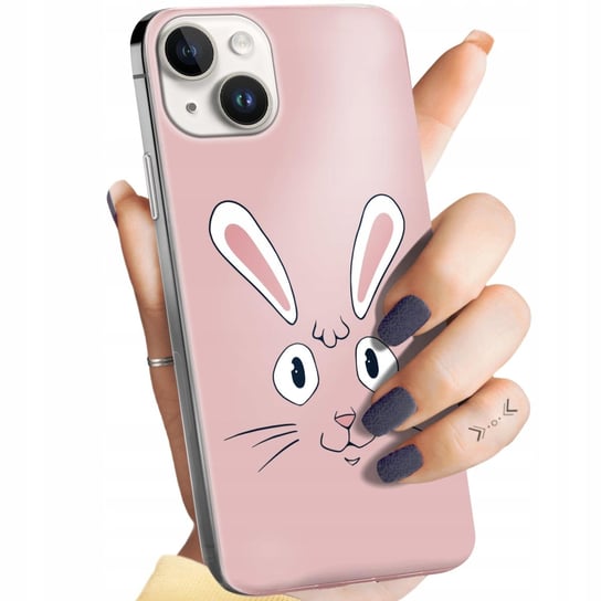 Etui Do Iphone 14 Wzory Królik Zając Bunny Obudowa Pokrowiec Case Apple